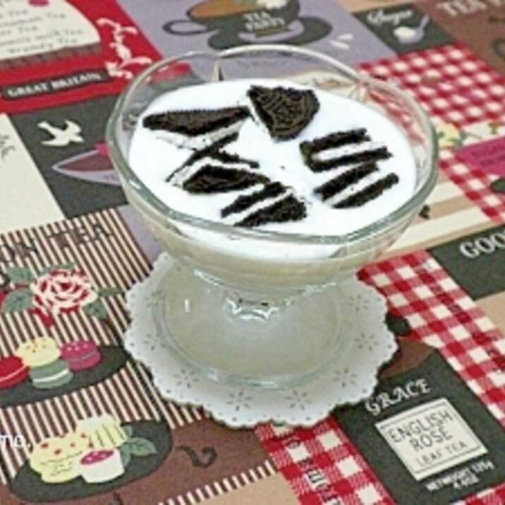 オレオクッキーとヨーグルトのゼリー レシピ 作り方 By Momo 楽天レシピ